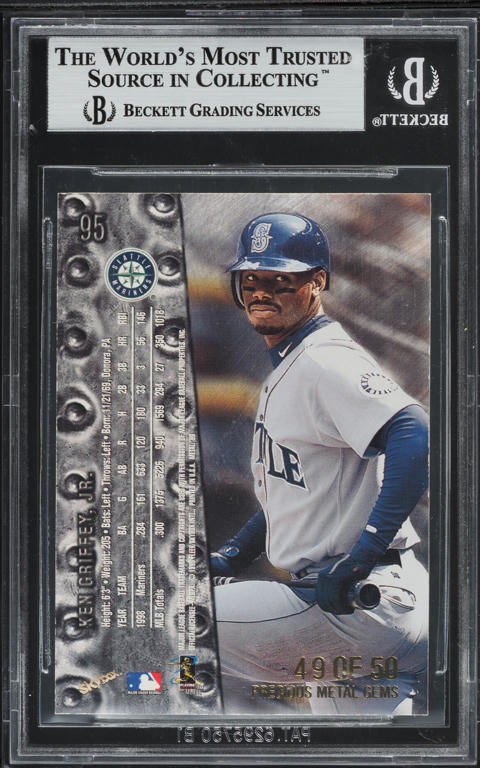 1999 Metal Universe Precious Metal Gems PMG Ken Griffey Jr. /50