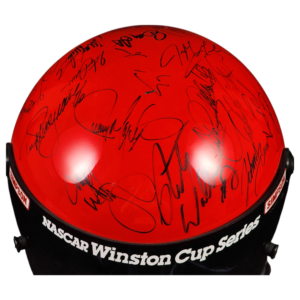 Multi-Signed Autographed Racing Helmet w/ Earnhardt Sr. - PSA, Beckett ...