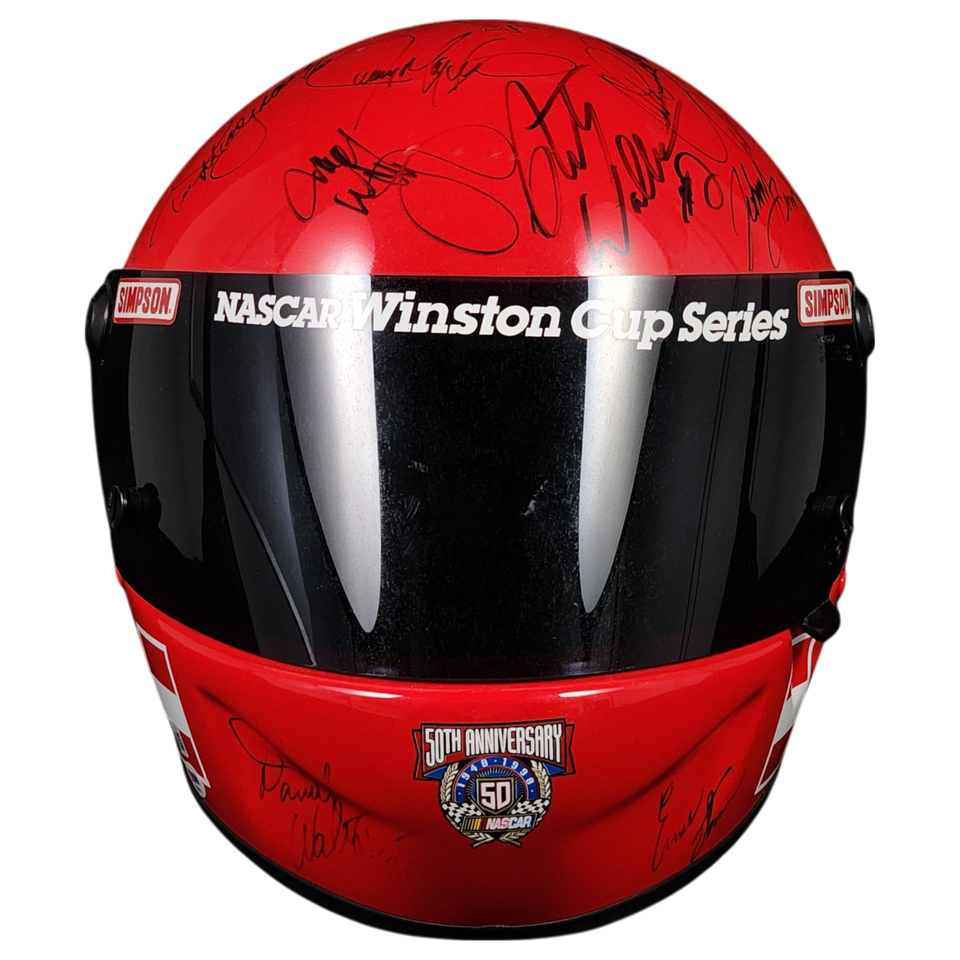 Multi-Signed Autographed Racing Helmet w/ Earnhardt Sr. - PSA, Beckett ...