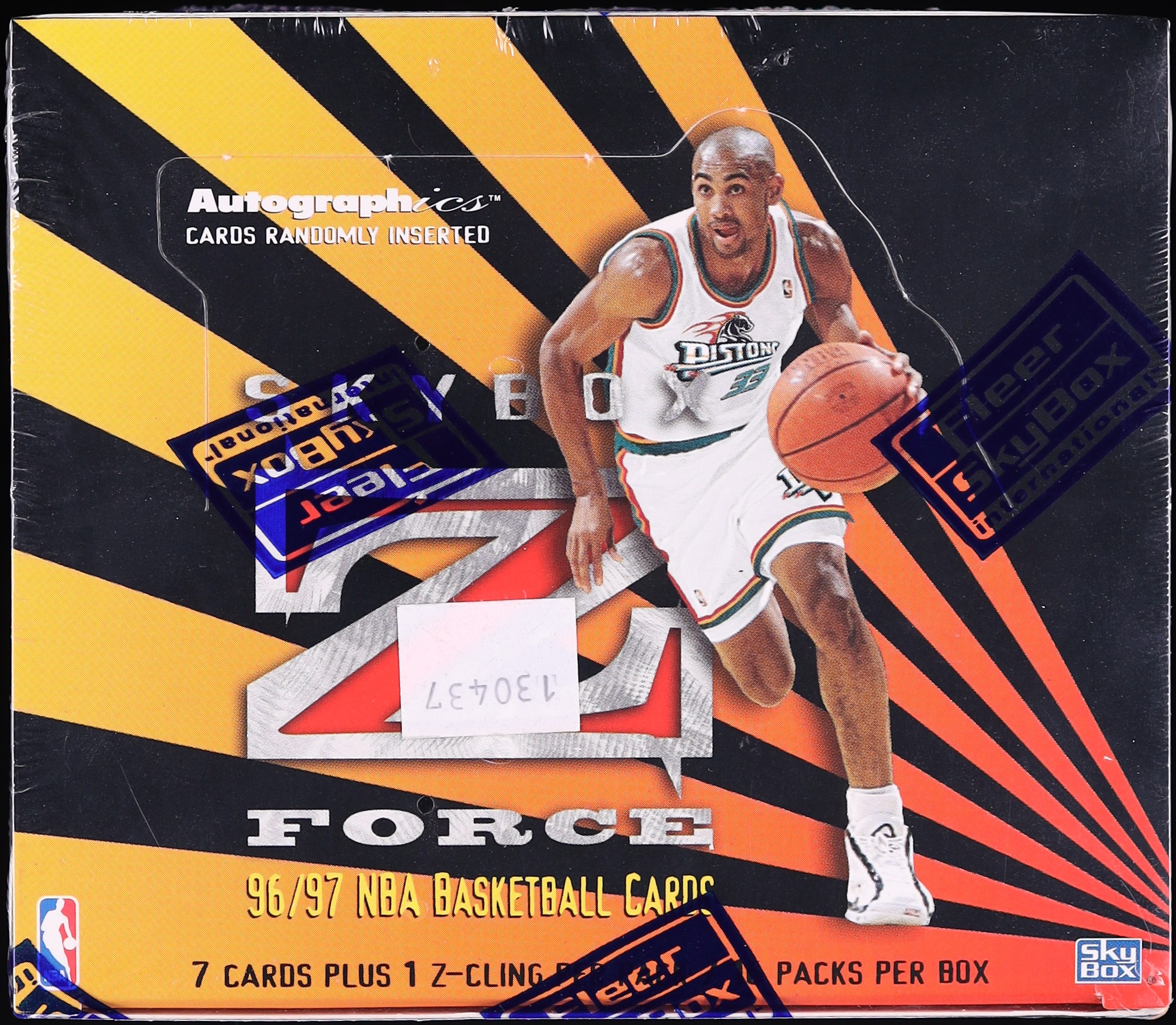 1996 Skybox Z Force Basketball Sealed Hobby Box, 24ct Packs, Kobe