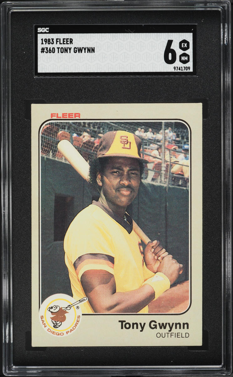 1983 Fleer Tony Gwynn ROOKIE #360 SGC 6 EXMT