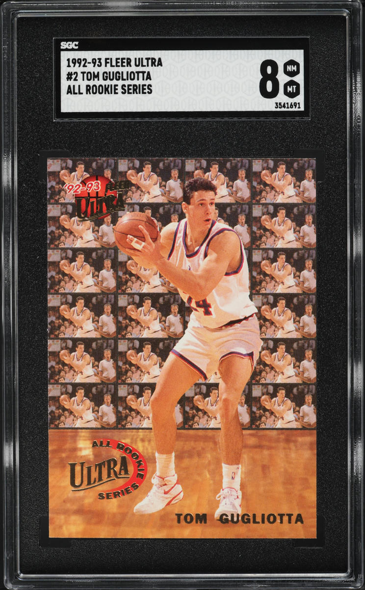 1992 Ultra All Rookie Series Tom Gugliotta ROOKIE #2 SGC 8 NM-MT