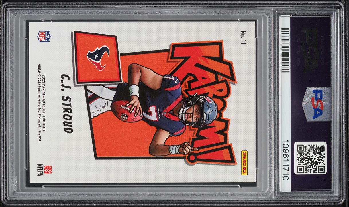 2023 Absolute Kaboom! Horizontal C.J. Stroud ROOKIE #11 PSA 9 MINT
