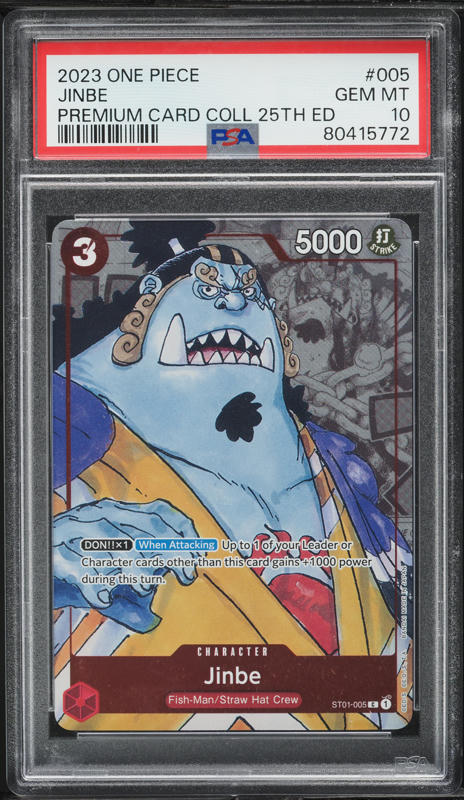 2023 One Piece Promo Cards Premium Collection FILM RED Jinbe #OP01