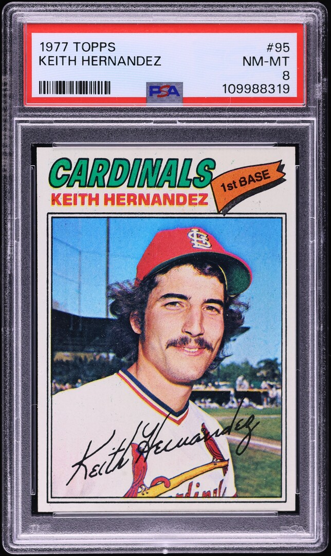 1977 Topps Keith Hernandez #95 PSA 8 NM-MT