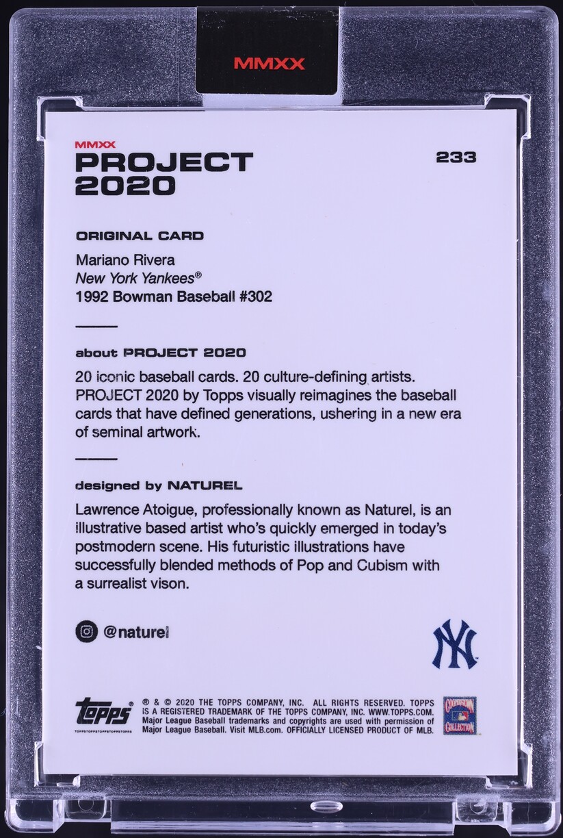 2020 Topps Project 2020 By Naturel Mariano Rivera #233