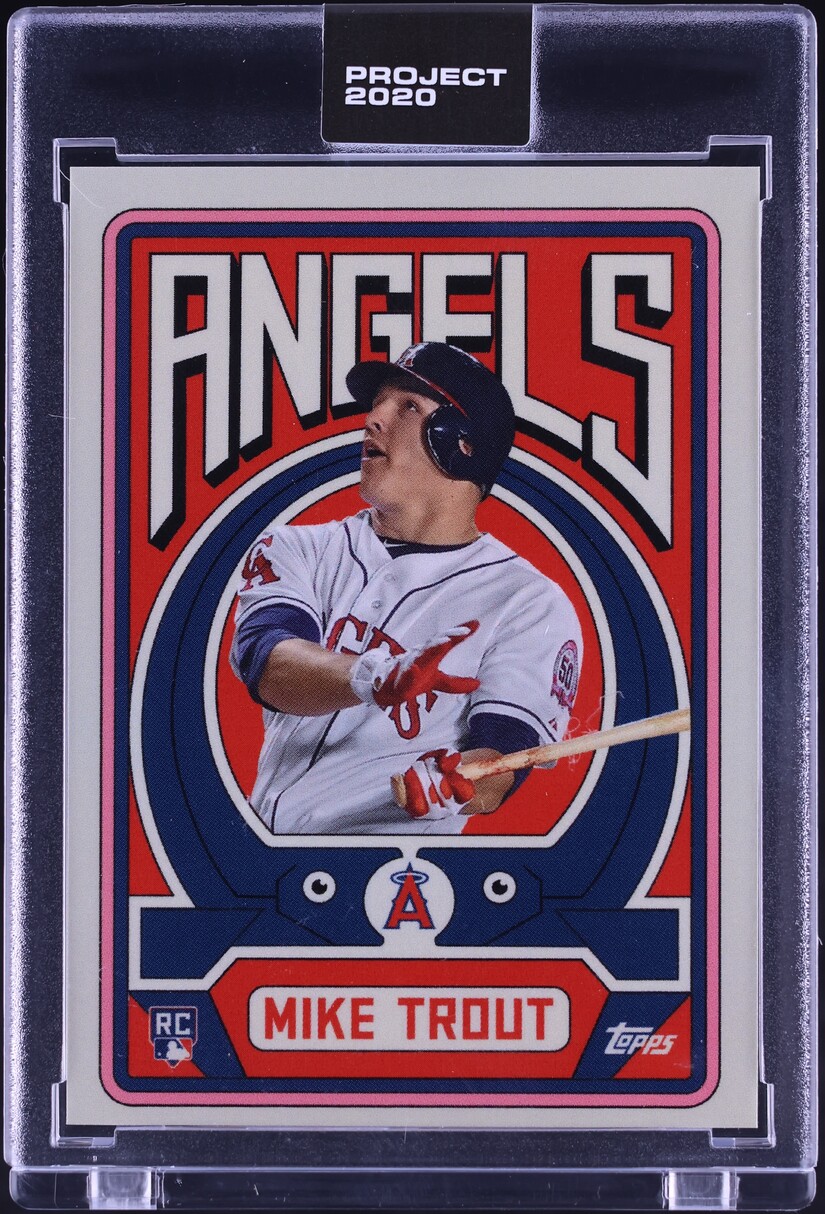 2020 Topps Project 2020 By Grotesk Mike Trout #187