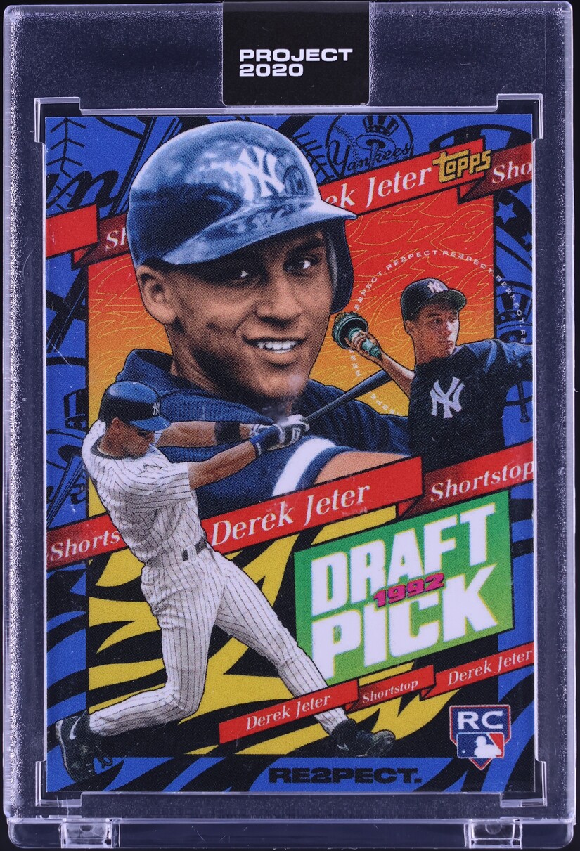 2020 Topps Project 2020 By Tyson Beck Derek Jeter #200