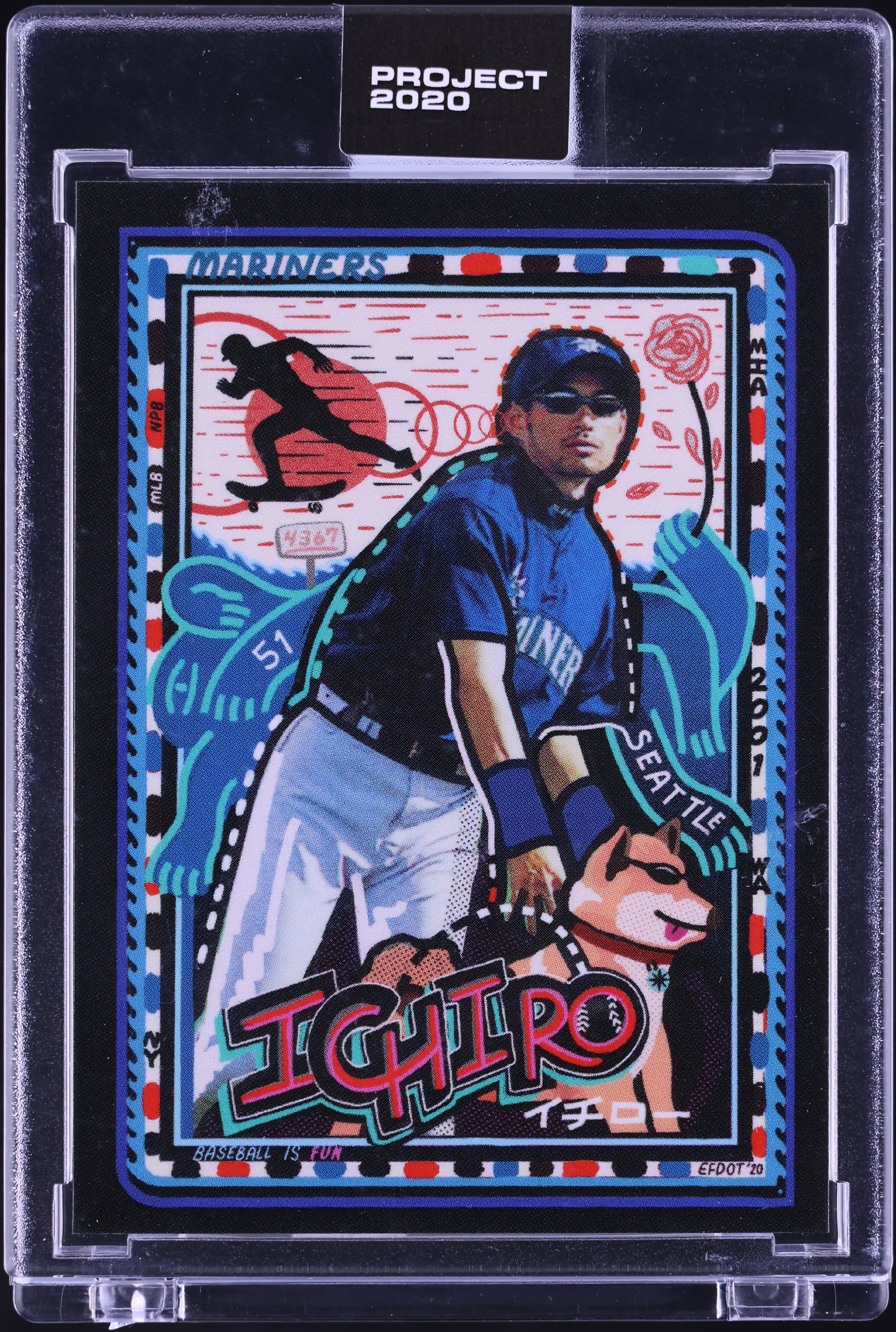 2020 Topps Project 2020 By Efdot Ichiro Suzuki #215 on Fanatics