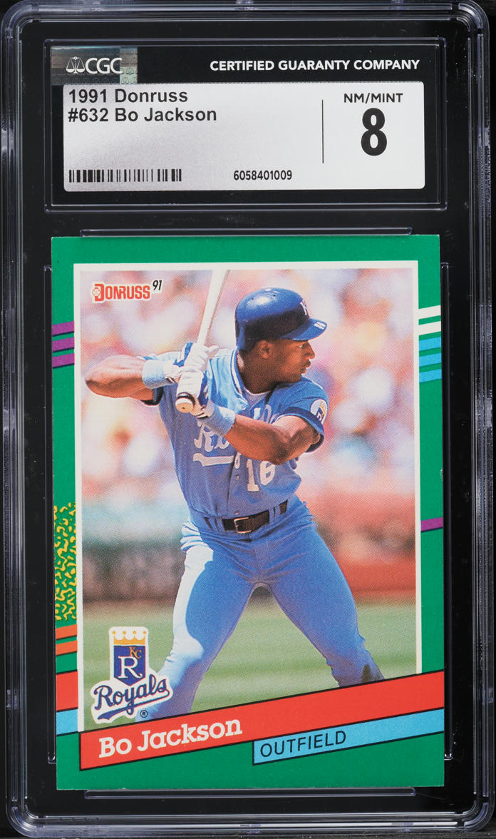 1991 Donruss Bo Jackson #632 CGC 8 NM-MT