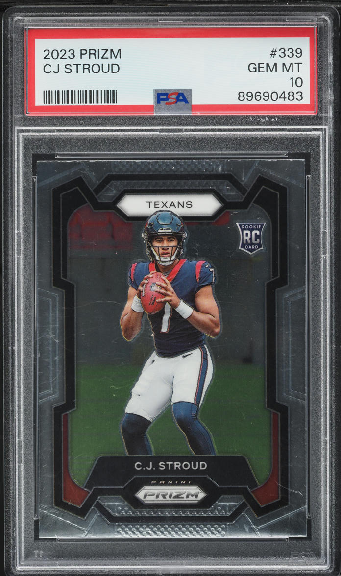 2023 Panini Prizm C.J. Stroud ROOKIE #339 PSA 10 GEM MINT