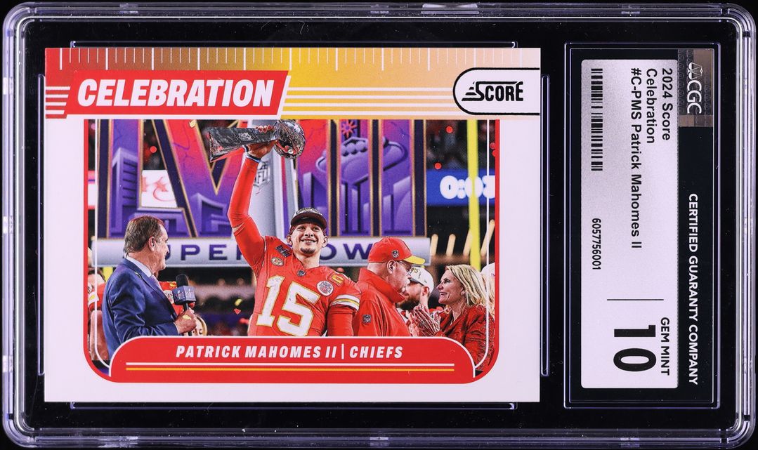 2024 Score Celebration Patrick Mahomes II #C-PMS CGC 10 GEM MINT