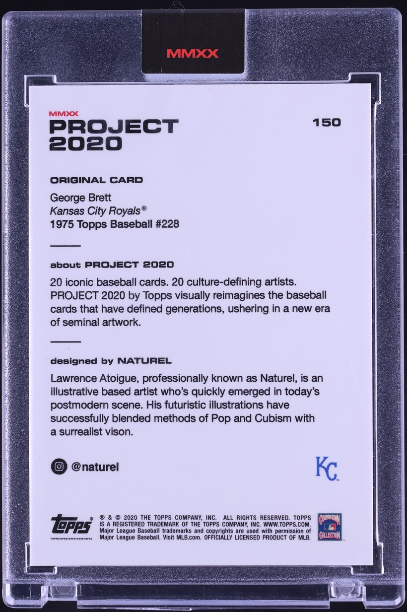 2020 Topps Project 2020 By Naturel George Brett #150