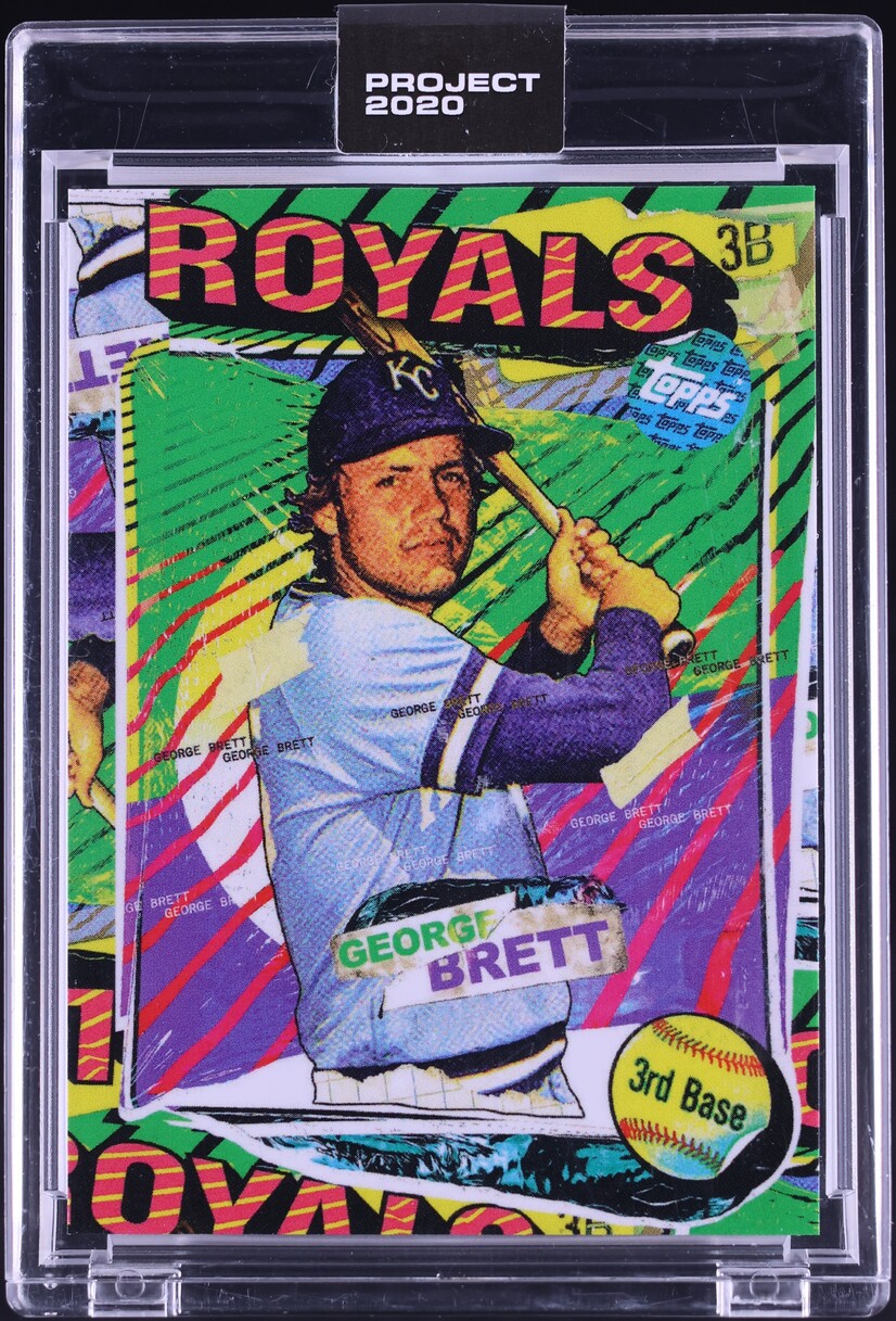 2020 Topps Project 2020 By Tyson Beck George Brett #55
