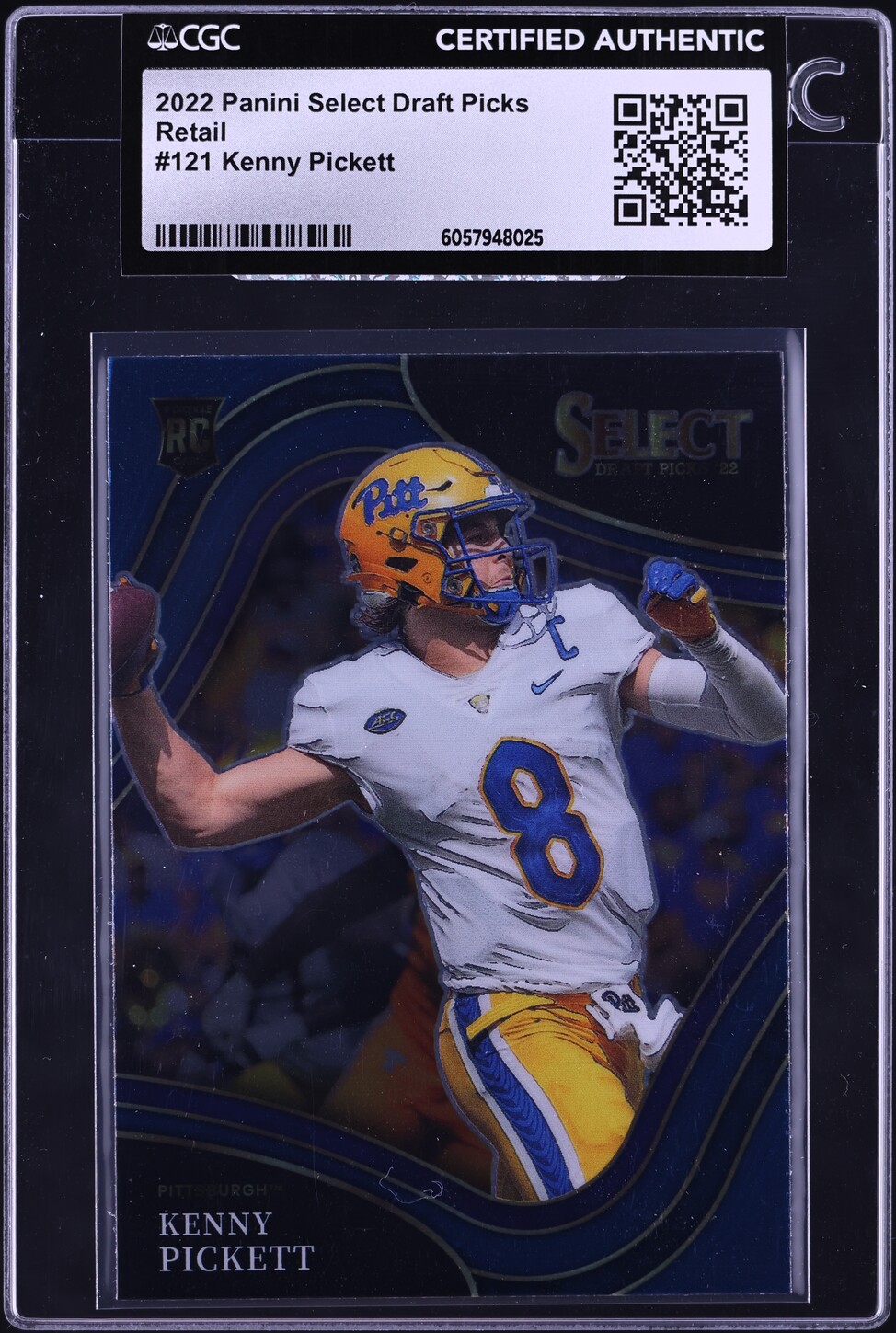 2022 Select Field Level Draft Picks Retail Kenny Pickett ROOKIE #121 CGC AUTH