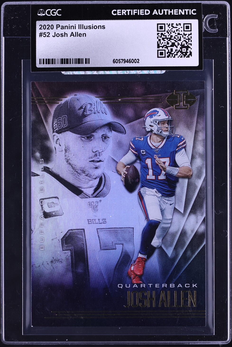 2020 Panini Illusions Josh Allen #52 CGC AUTH
