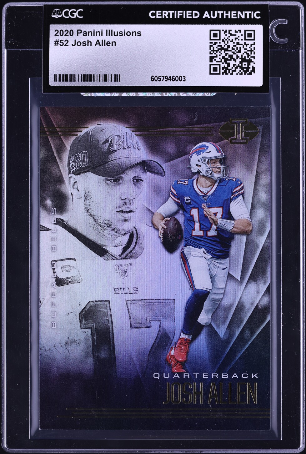2020 Panini Illusions Josh Allen #52 CGC AUTH