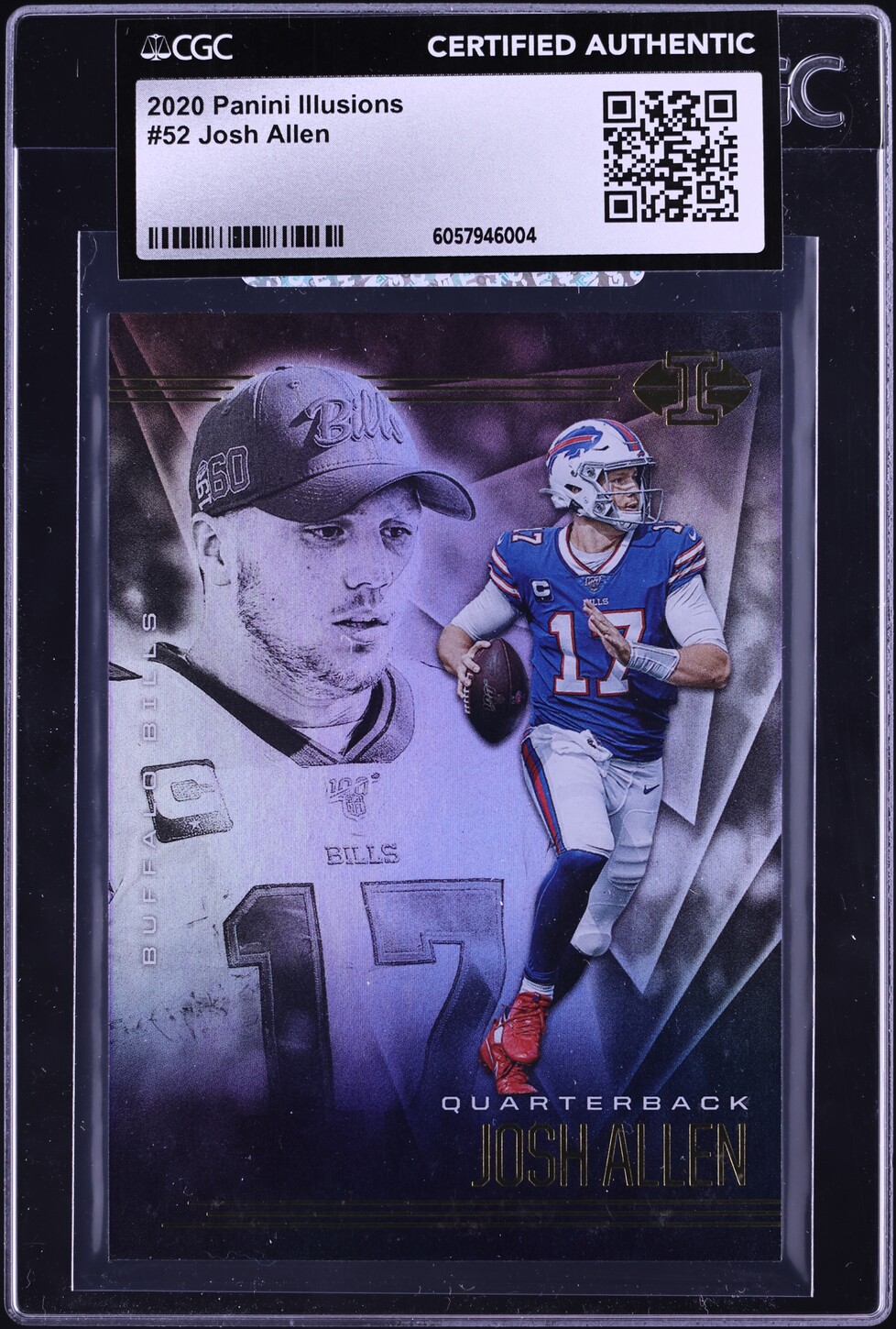 2020 Panini Illusions Josh Allen #52 CGC AUTH