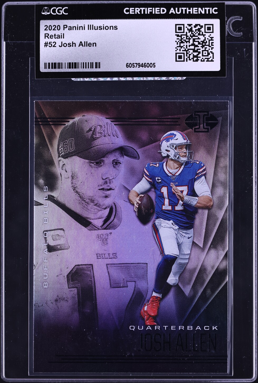 2020 Panini Illusions Retail Josh Allen #52 CGC AUTH