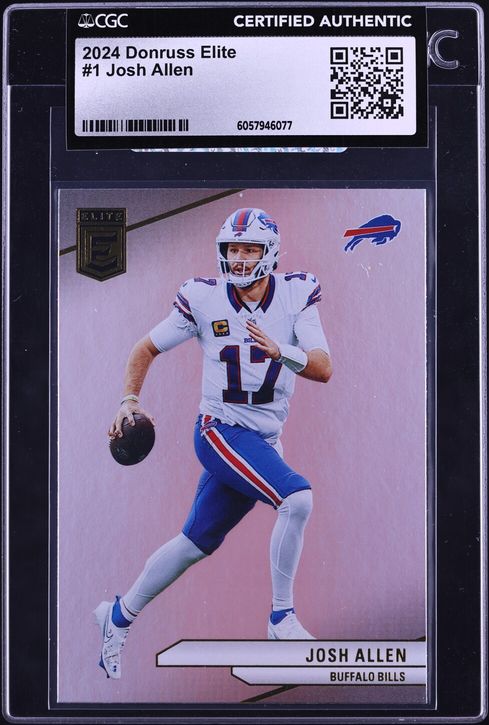 2024 Donruss Elite Josh Allen #1 CGC AUTH
