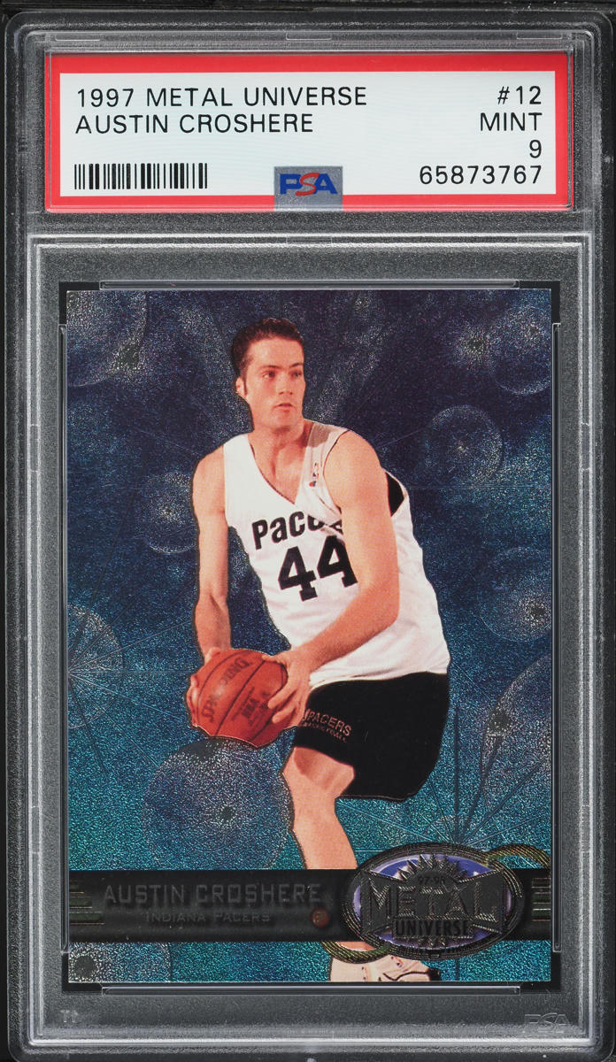 1997 Metal Universe Austin Croshere ROOKIE #12 PSA 9 MINT