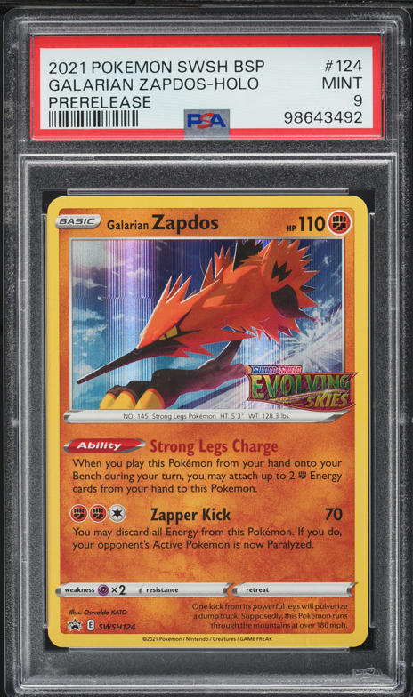 Galarian Zapdos - SWSH07: Evolving Skies [HOLO] | Ozzie Collectables