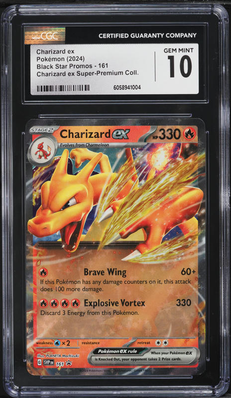 2024 Pokemon SV Black Star Promo Super Premium Charizard ex #161 CGC 10 GEM  MINT on Fanatics Collect