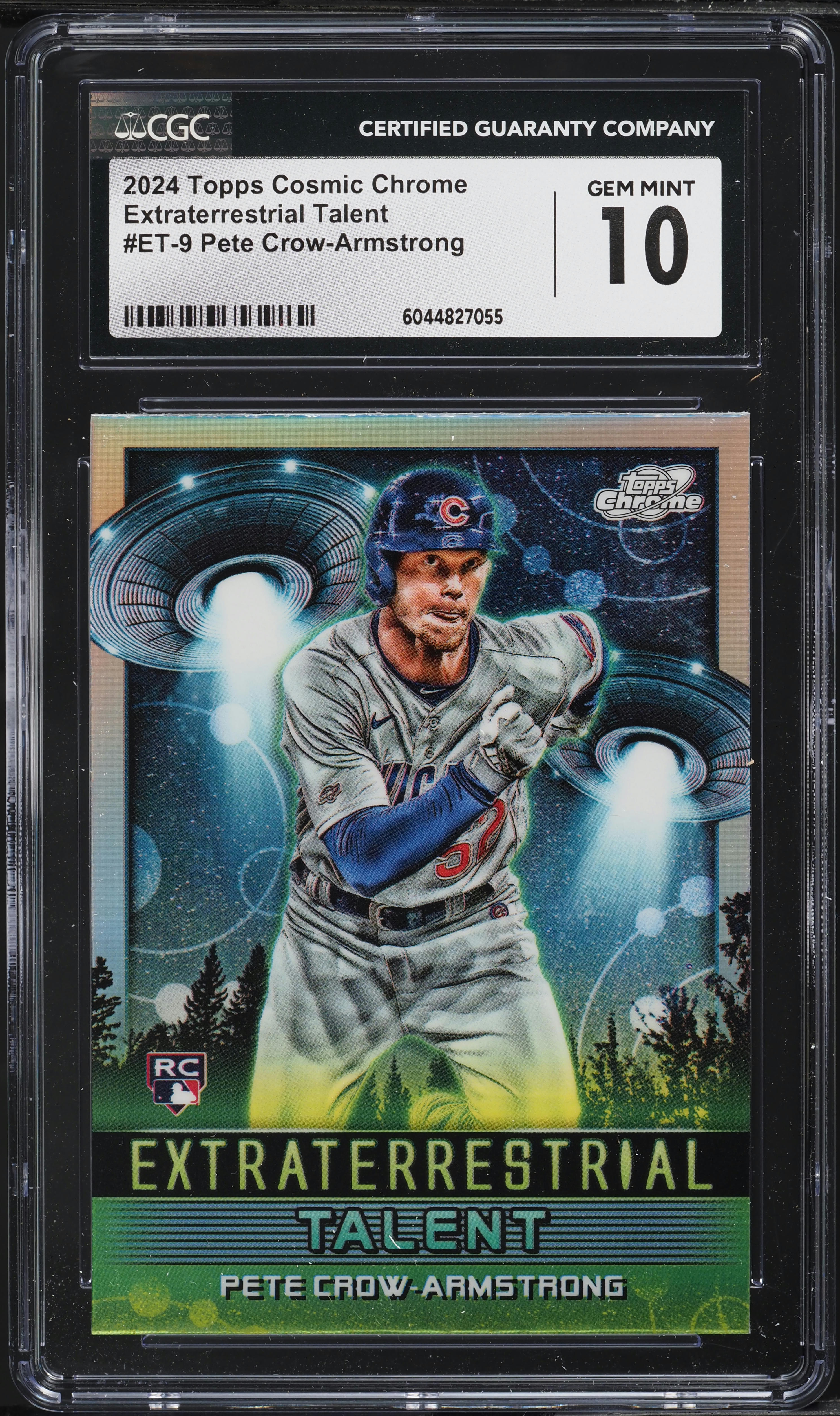 2024 Topps Chrome Cosmic Extraterrestrial Talent Pete Crow
