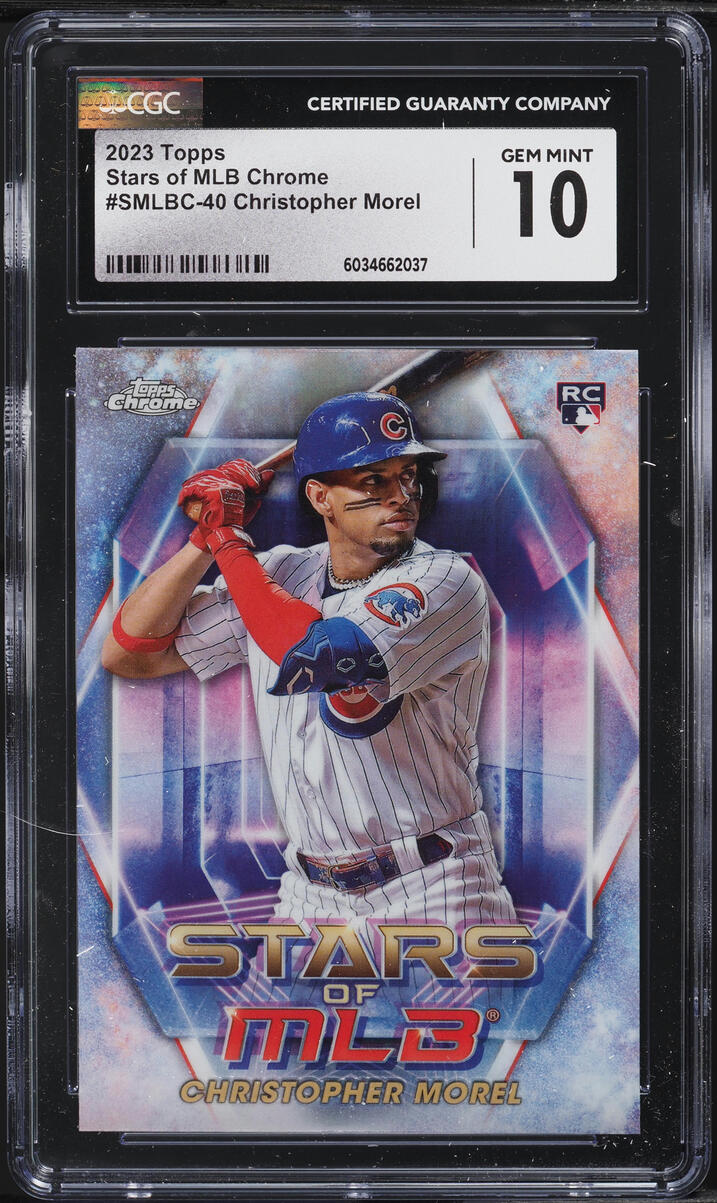 2023 Topps Chrome Stars Of MLB Christopher Morel ROOKIE #SMLBC-40 CGC 10 GEM