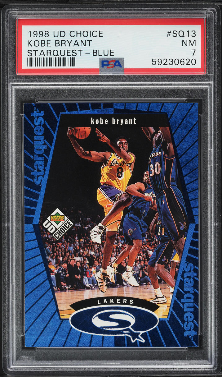 1998 Upper Deck Choice Starquest Blue Kobe Bryant #SQ13 PSA 7 NRMT