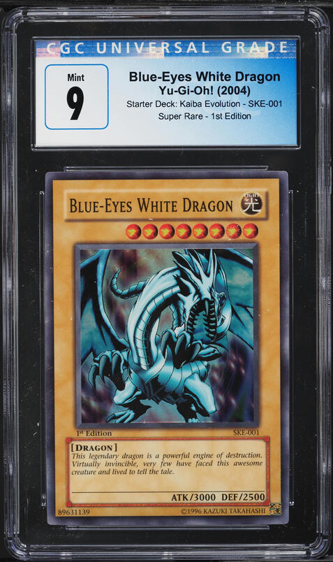 2004 Yu-Gi-Oh! SKE 1st Edition Super Rare Blue-Eyes White Dragon
