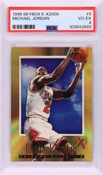 1996 Skybox E-X2000 Michael Jordan #9 PSA 4 VGEX on Fanatics Collect