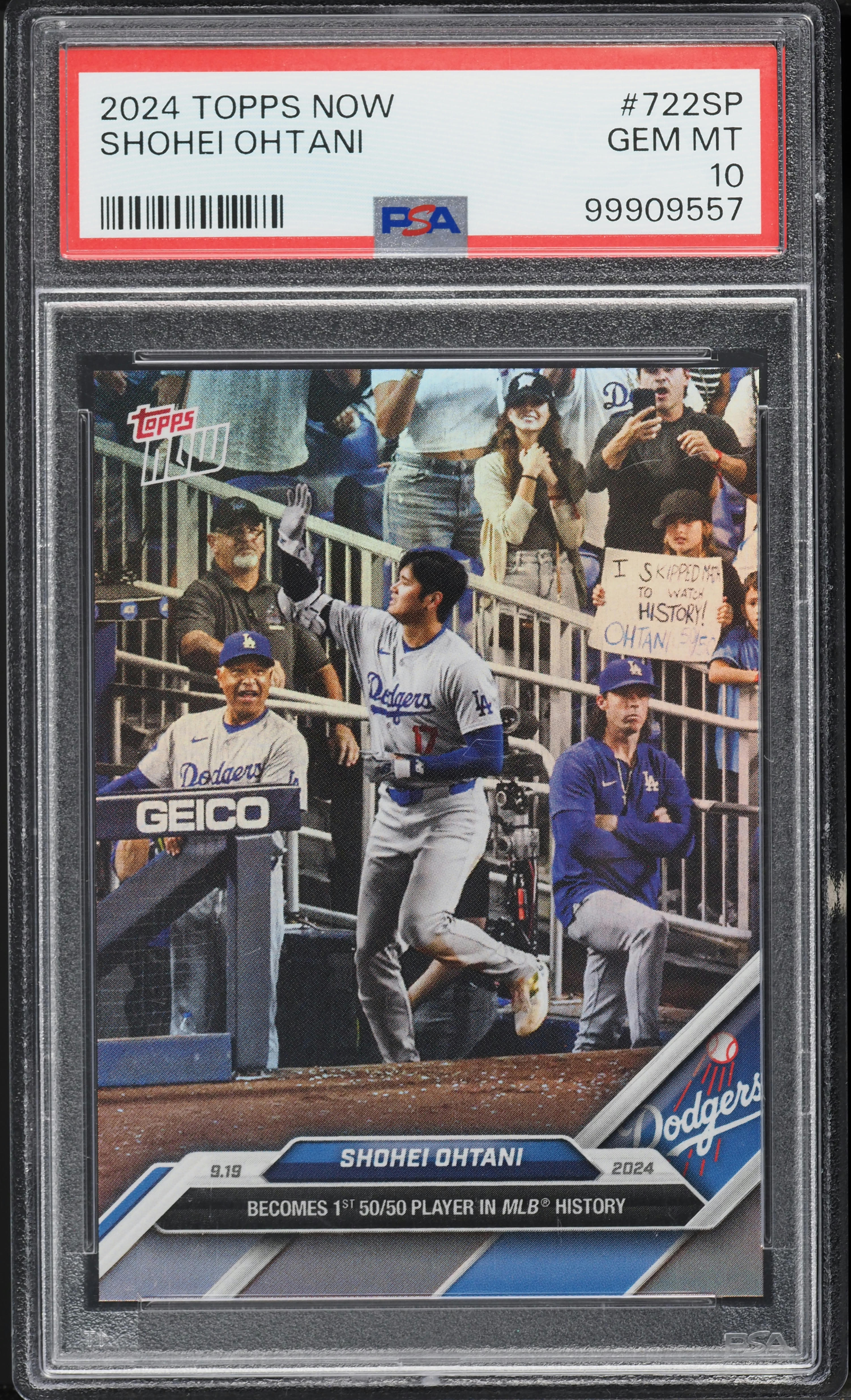 Topps 大谷翔平 PSA10 NOW 公式通販 TOPPS 0 THE 大谷 Now OF 1 MOMENT