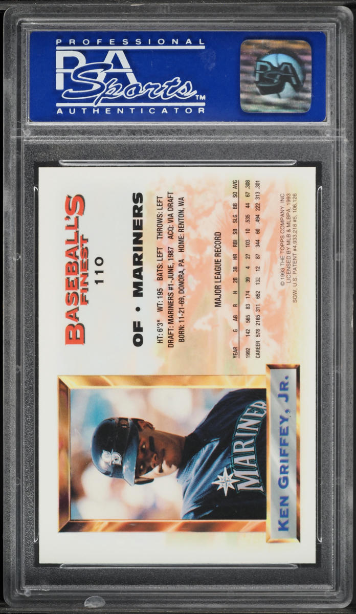 1993 Finest Ken Griffey Jr. #110 PSA 10 GEM MINT