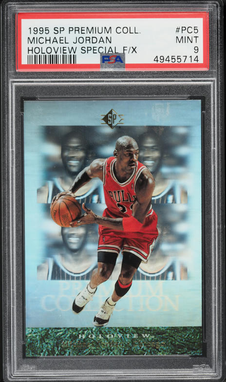 1995 SP Holoviews Michael Jordan #PC5 PSA 9 MINT on Fanatics Collect
