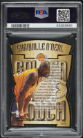 1997 Skybox Premium Golden Touch Die-Cut Shaquille O'Neal #4GT PSA