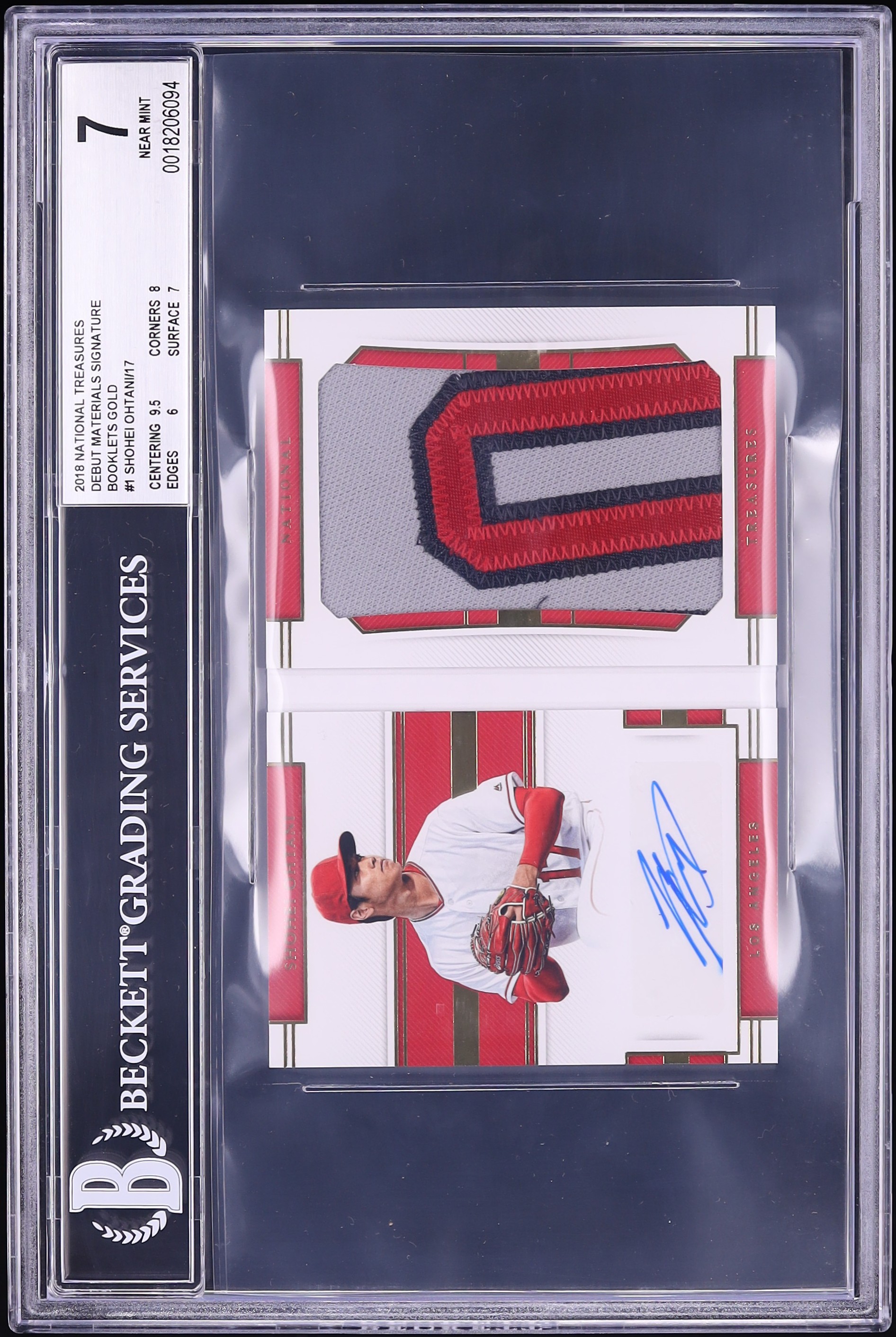 Cheers 様限定　SHOHEI 2018 National Treasures Debut Gold Shohei Ohtani ROOKIE PATCH AUTO