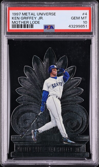 1997 Metal Universe Mother Lode Ken Griffey Jr. #4 PSA 10 GEM MINT