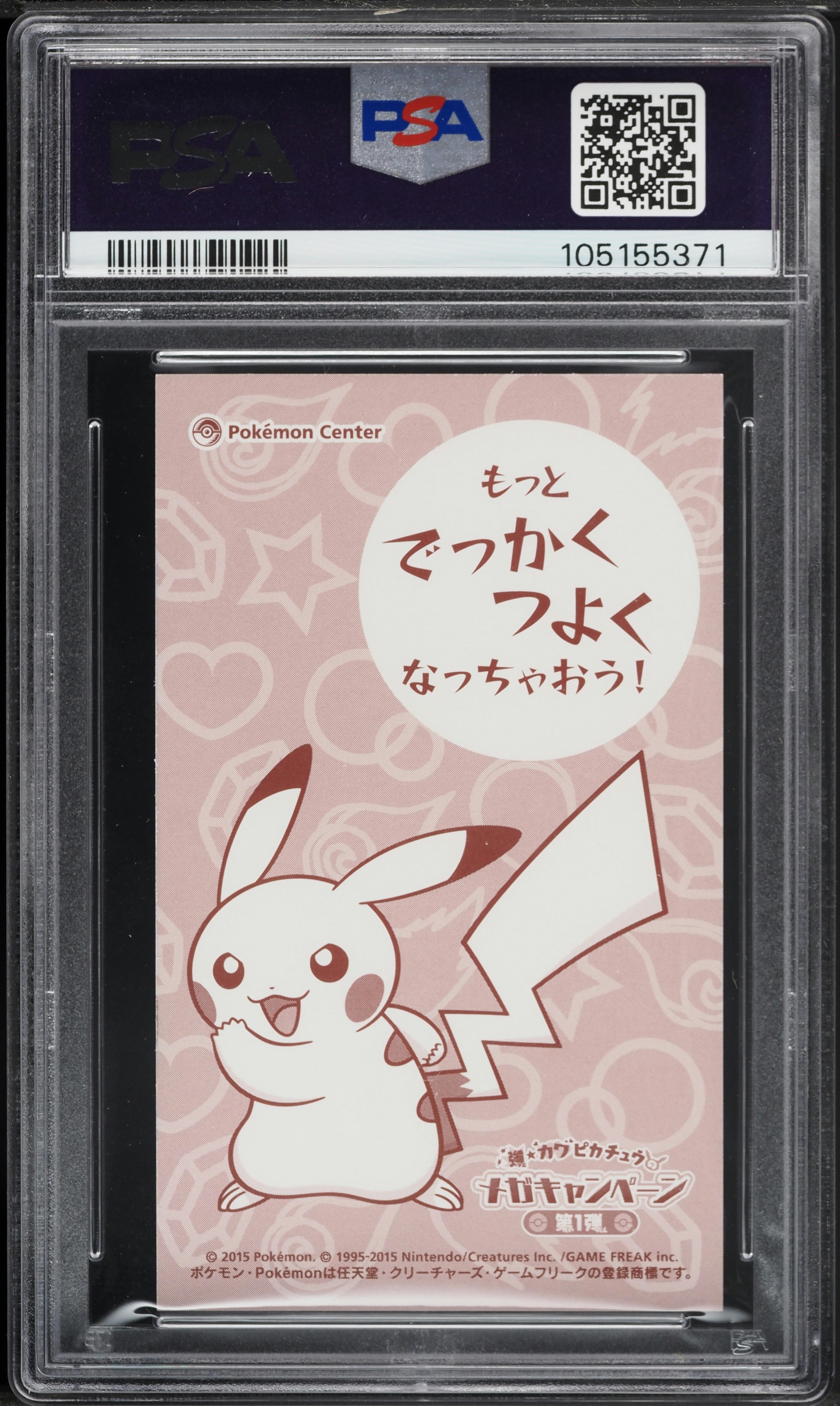 2015 Pokemon Japanese XY Promo MC Business Card Charizard Poncho