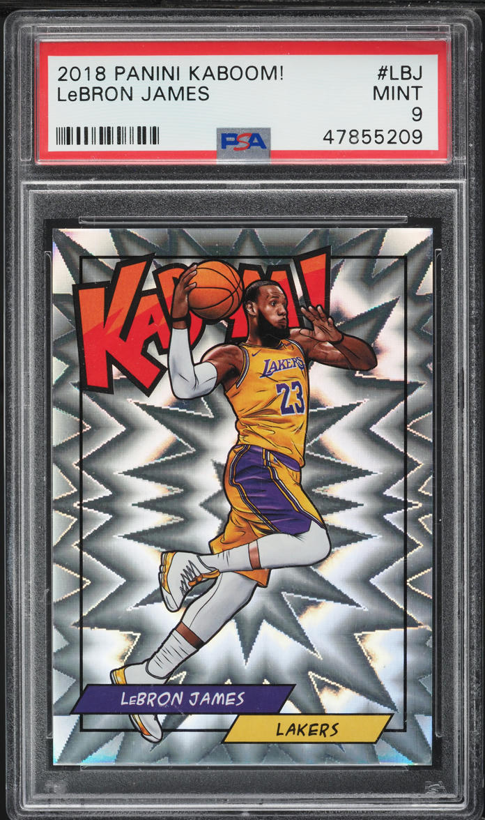 2018 Panini Kaboom! LeBron James #K-LBJ PSA 9 MINT