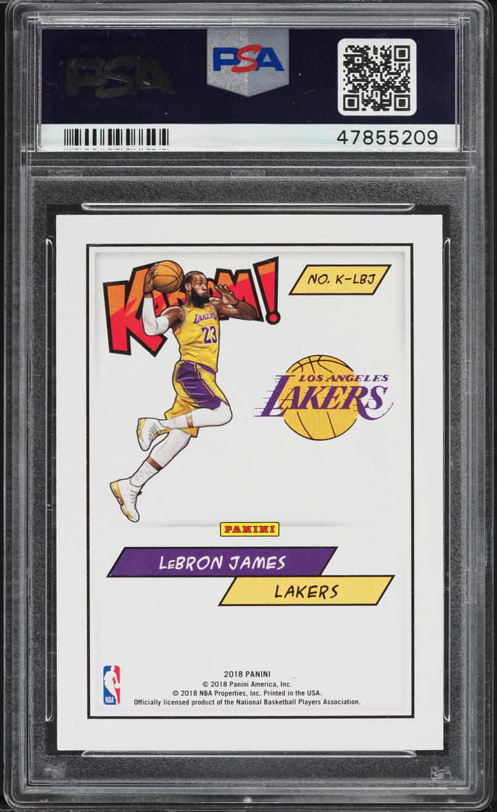 2018 Panini Kaboom! LeBron James #K-LBJ PSA 9 MINT