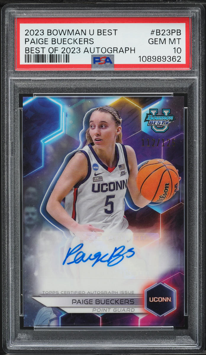 2023 Bowman University Best Of 2023 Paige Bueckers AUTO /125 