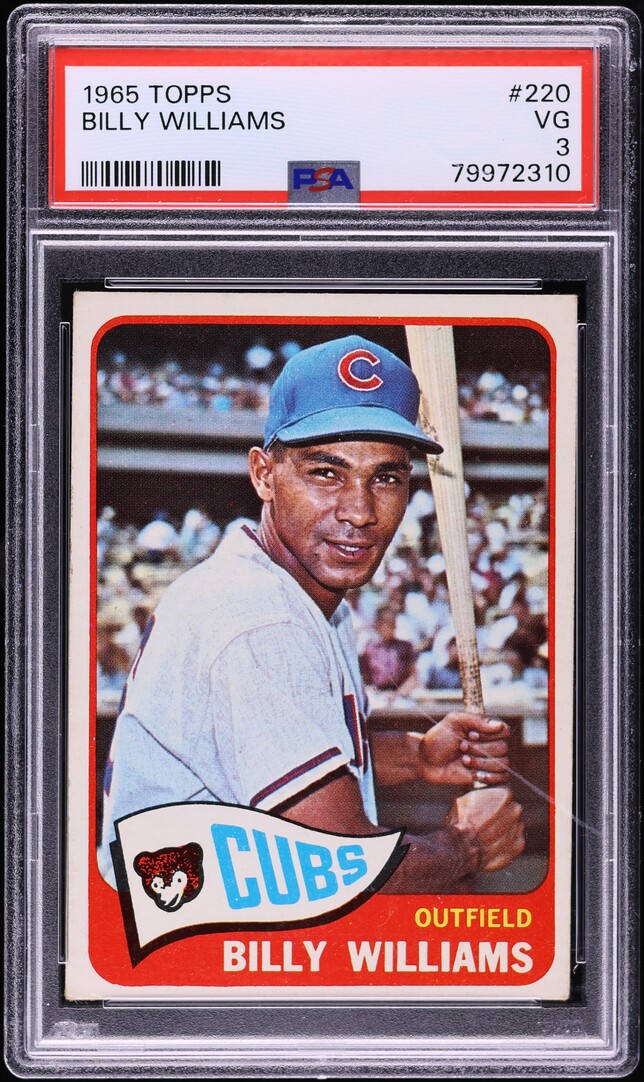 1965 Topps Billy Williams #220 PSA 3 VG