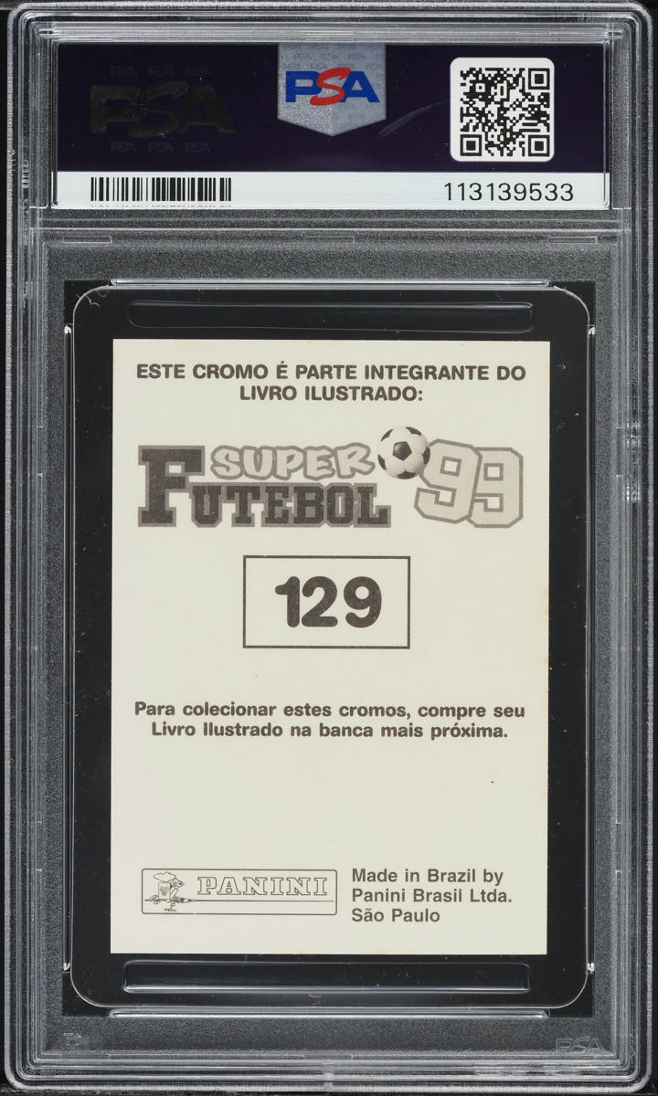 1998 Panini Super Football '99 Ronaldo #129 PSA 6 EXMT on Fanatics
