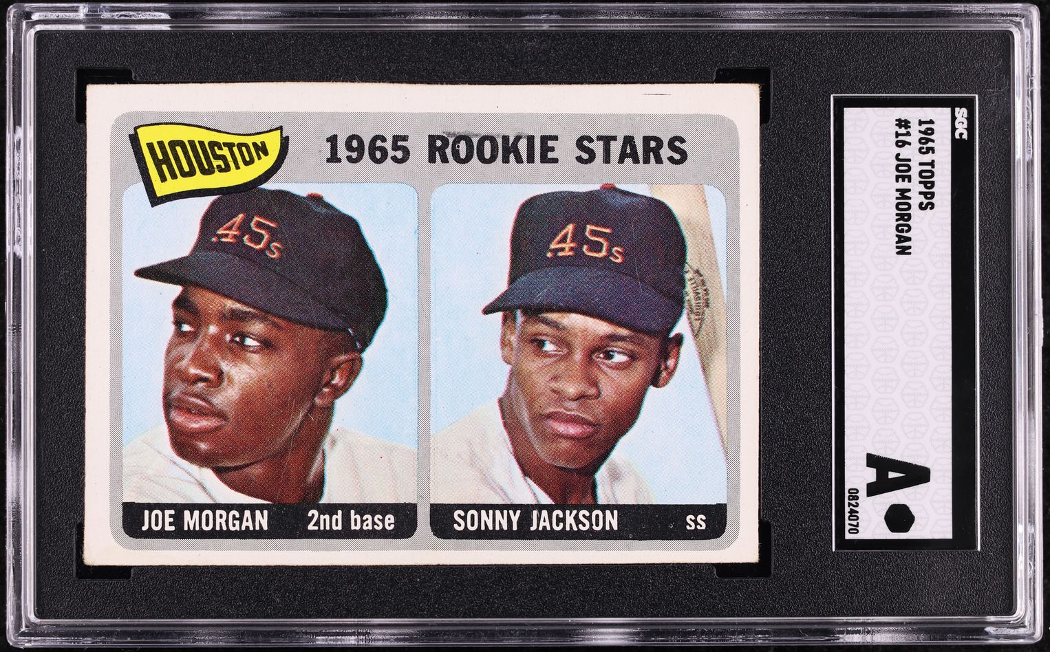1965 Topps Joe Morgan ROOKIE #16 SGC AUTH