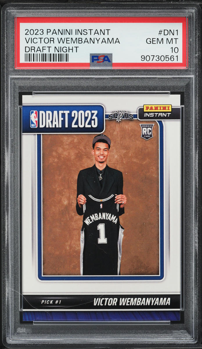 2023 Panini Instant Draft Night Victor Wembanyama ROOKIE /31324 #DN-1 PSA 10 GEM