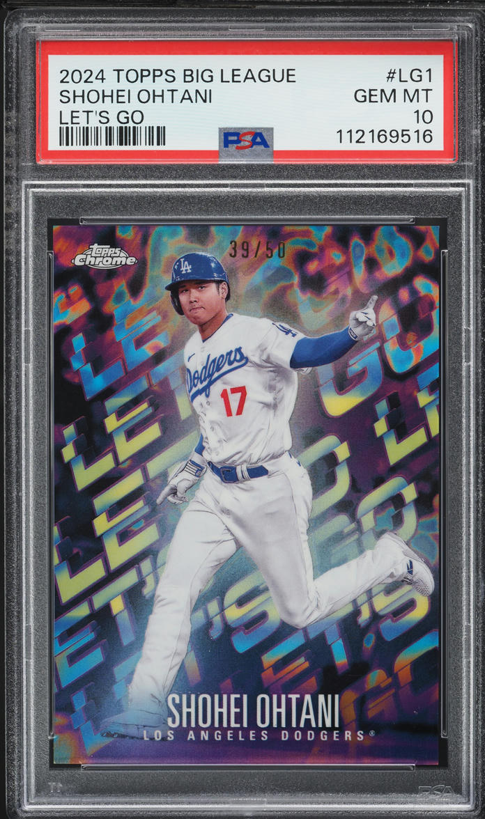 2024 Topps Big League Let's Go Shohei Ohtani /50 #LG1 PSA 10 GEM