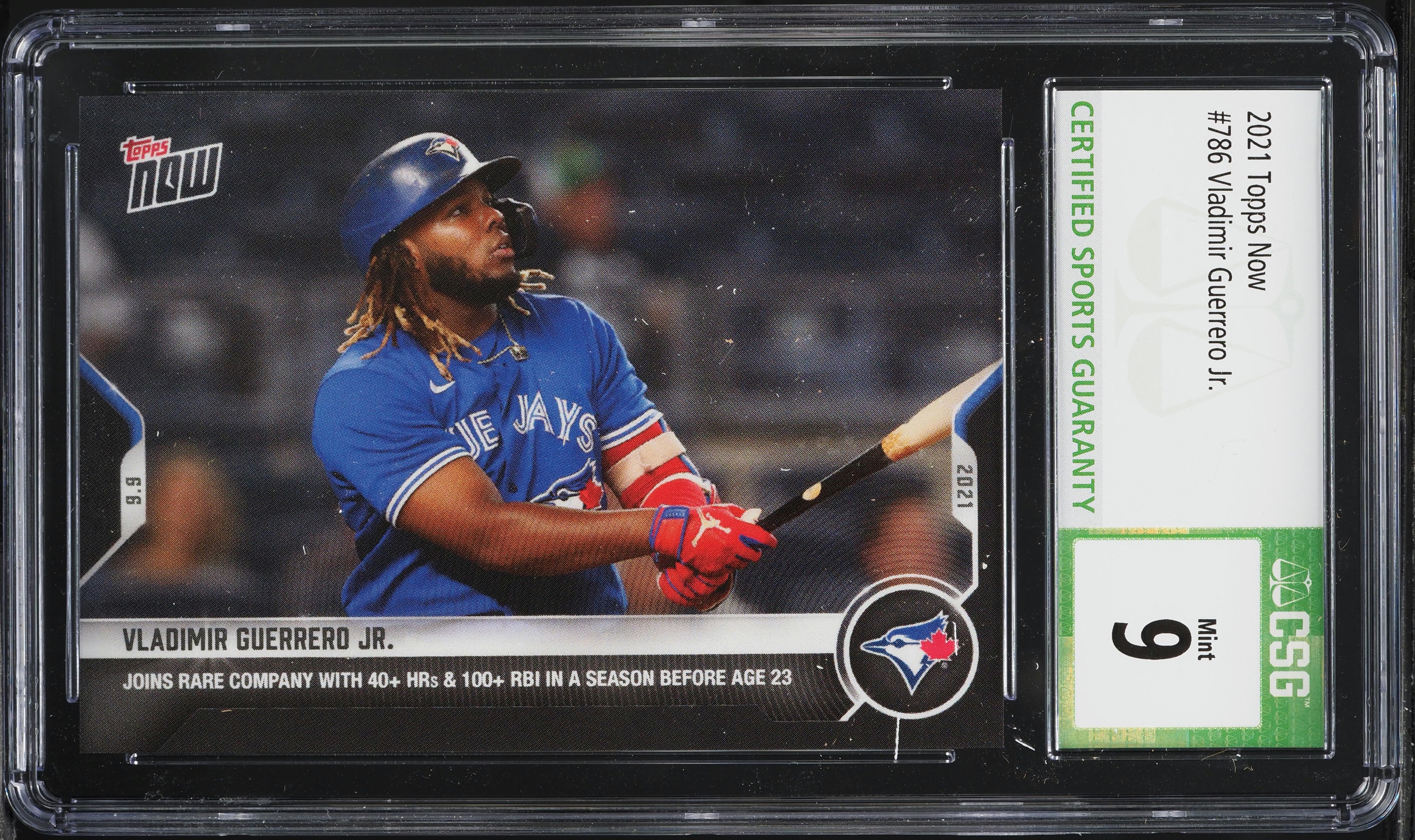 2021 Topps Now Vladimir Guerrero Jr. #786 CSG 9 MINT on Fanatics