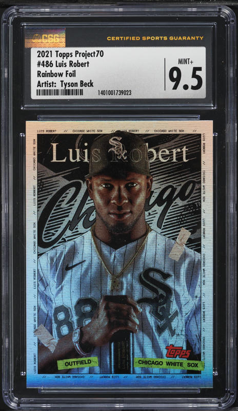 2021 Topps Inception Team Logo Luis Robert ROOKIE PATCH AUTO 1/5