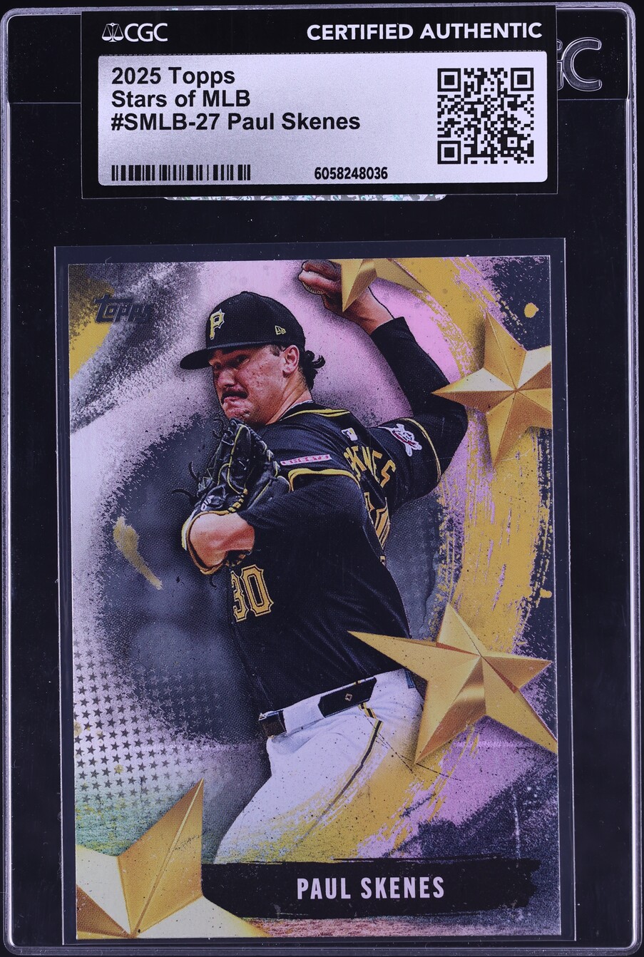 2025 Topps Stars Of MLB Paul Skenes #SMLB-27 CGC AUTH